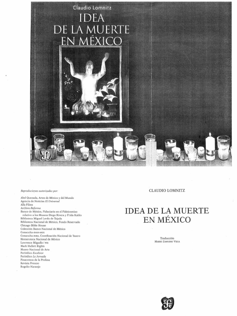 la idea de la muerte en mexico claudio lomnitz